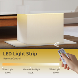 HOMCOM Extendable Coffee Table with LED Lights and Storage - High Gloss White - thumbnail 6