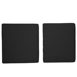 Outsunny Rattan Sofa Chair Cushion Set, 2 Piece, 1 Seat Pad and 1 Back Pillow, for Indoor and Outdoor Use, Black - Aosom UK - thumbnail 7