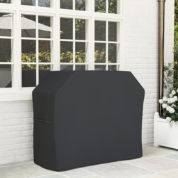 Outsunny Protective Grill Cover, 147 x 61cm, Durable Plastic Coated, Weather-Resistant, Black - thumbnail 9