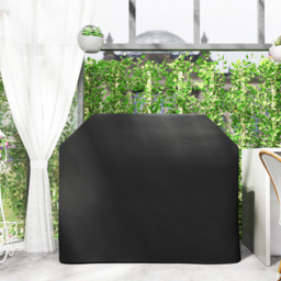 Outsunny Protective Grill Cover, 147 x 61cm, Durable Plastic Coated, Weather-Resistant, Black - thumbnail 6