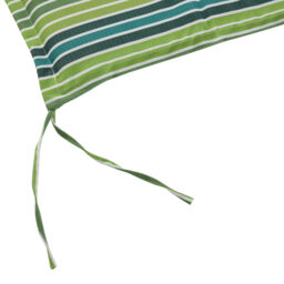 Outsunny Rattan Seating Ensemble: Striped Polyester Cushions for Alfresco Lounging, Set of 2, Verdant Hue - Aosom UK - thumbnail 7