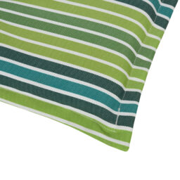Outsunny Rattan Seating Ensemble: Striped Polyester Cushions for Alfresco Lounging, Set of 2, Verdant Hue - Aosom UK - thumbnail 8