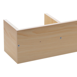 HOMCOM Wall Mount 84 CD / 56 DVD/Blu-ray/ Media Storage Rack 4 Cubes Wooden Shelf Organizer Unit Bookcase Display (Natural Wood Colour) - Aosom UK - thumbnail 9