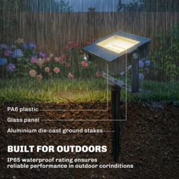 Outsunny 32W LED Floodlights, Linkable 4-Pack Landscape Lighting with Remote Control, RGB Colour Changing, UK Plug, Black - thumbnail 9