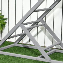 PawHut Walk In Chicken Run, Galvanised Chicken Coop w/ Chicken Activity Shelf, Outdoor Hen Poultry House Cage Rabbit Hutch w/ UV-resistant - thumbnail 9