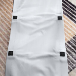Outsunny Portable Sun Lounger: Foldable Outdoor Sunbed with Side Pocket & Headrest, Light Grey Oxford Fabric - Aosom UK - thumbnail 8