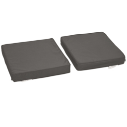 Outsunny Set of 2 Garden Seat and Back Cushion Set, Replacement Cushions for Outdoor Furniture w/ Seat Cushion & Back Cushion, Dark Grey - Aosom UK - thumbnail 9