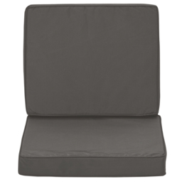 Outsunny Set of 2 Garden Seat and Back Cushion Set, Replacement Cushions for Outdoor Furniture w/ Seat Cushion & Back Cushion, Dark Grey - Aosom UK - thumbnail 8