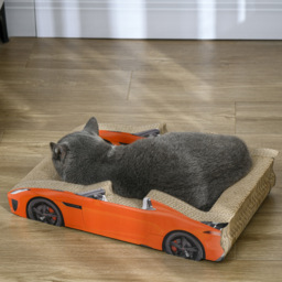 PawHut 2 in 1 Cat Scratching Board with Catnip, Car-shaped - Aosom UK - thumbnail 8