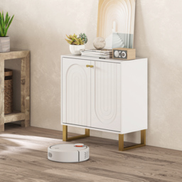 HOMCOM 2-Door Sideboard Storage Cabinet - White - thumbnail 7