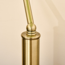 HOMCOM Bedroom Table Lamp with Antique Bronze Tone Base, Green Glass Shade, Bedside Light for Home Office, Green - Aosom UK - thumbnail 7