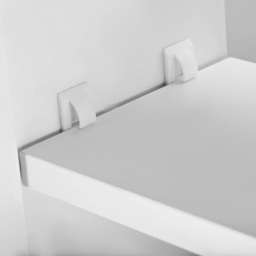 HOMCOM Bathroom Mirror with Storage, 2 Adjustable Shelves, Cushioned Door, Noiseless, for Bedroom & Vanity, White - Aosom UK - thumbnail 9