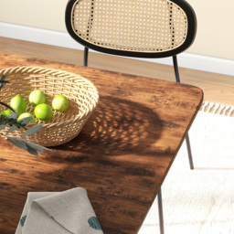 HOMCOM Mobile Drop Leaf Table Folding Kitchen Table Extendable Dining Table For Small Spaces With 6 Wheels & Storage Shelf Rustic Brown - Aosom UK - thumbnail 9