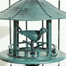 Outsunny 3-in-1 Garden Bird Bath, Freestanding Birdbath with Large Water Basin, Underneath Flower Planter, Φ50 x 113 cm, Green - thumbnail 8