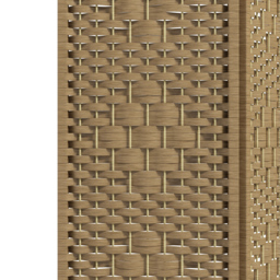 HOMCOM 4 Panel Folding Room Divider, Privacy Screen, Paravent Partition Separator for Living Room, Bedroom, Natural - thumbnail 8