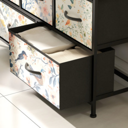 HOMCOM 5-Drawer Chest of Drawers - White - thumbnail 9
