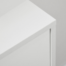 HOMCOM Chest of Drawers, 3-Drawer White Storage Organiser Unit with Wood Legs for Bedroom, Living Room - thumbnail 7