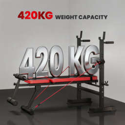 SPORTNOW Adjustable Weight Bench with Squat Rack and Dip Stand - thumbnail 5