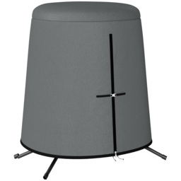 Outsunny 196 x 230 cm Hanging Egg Chair Protective Cover - Grey - thumbnail 1