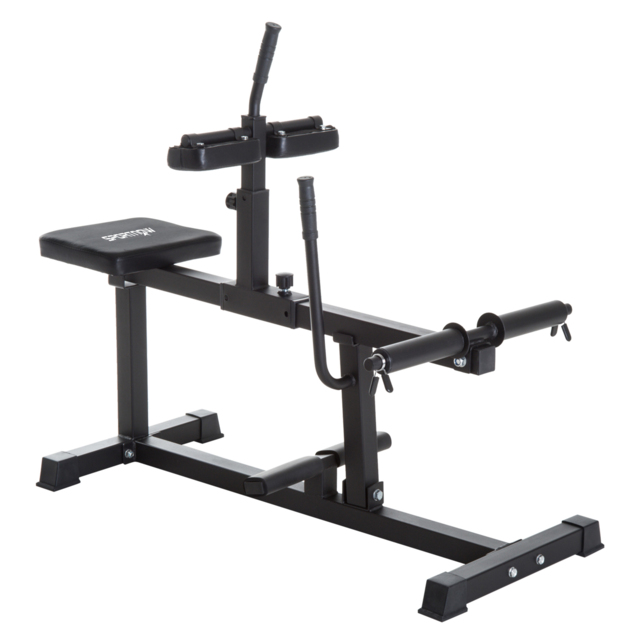SPORTNOW Seated Leg Extension Machine, Adjustable Leg Raise Machine and Curl Machine with Plate Loaded for Hip, Lower Body and Home Gym Workout - image 1