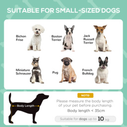 PawHut Elevated Pet Bed: Waterproof Mesh Cot with UV Canopy for Small Dogs, 61 x 46 x 62cm, Grey - Aosom UK - thumbnail 4