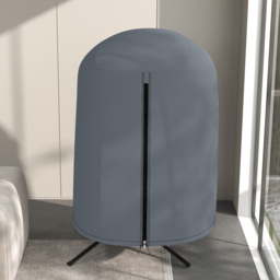 Outsunny 190 x Φ128cm Hanging Egg Chair Furniture Cover - Grey - thumbnail 9