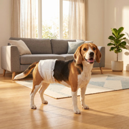 PawHut Dog Diapers Super Absorbent Leak-Proof Dog Nappies for Male Dogs Size L 62-80 cm Waist - thumbnail 2