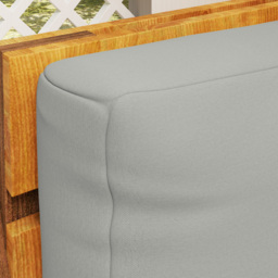 Outsunny 2 Seater Pallet Furniture Cushions Pallet Cushions, UPF20+ 220gsm Fabric, 20 cm Thick Outdoor Seat Pads, Light Grey - thumbnail 9