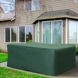 Outsunny Rattan Furniture Protective Cover, UV and Rain Resistant, for Garden Wicker Sets, 210x140x80cm - Aosom UK - thumbnail 7