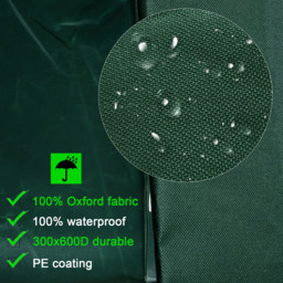 Outsunny Rattan Furniture Protective Cover, UV and Rain Resistant, for Garden Wicker Sets, 210x140x80cm - Aosom UK - thumbnail 5