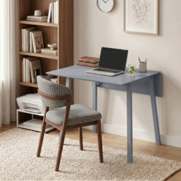 HOMCOM Solid Wood Folding Dining Table, Drop Leaf Table for 2-4 People,  Rectangle Kitchen Table - thumbnail 7