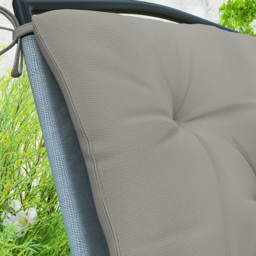 Outsunny Set of Two Outdoor Seat Cushions - Light Grey - thumbnail 9