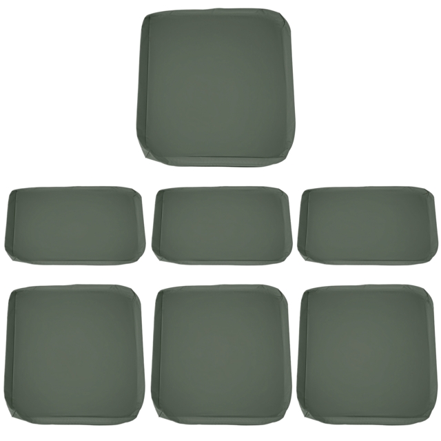 Outsunny Rattan Garden Wicker Patio Furniture Cushion Cover Sofa Cover Replacement - COVER ONLY, Grey - Aosom UK - image 1