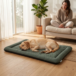 PawHut Waterproof Dog Bed, Foldable Pet Bed with Anti-Slip Bottom, Machine Washable for Large Dogs and Cats, 130 x 85 x 7 cm - thumbnail 2