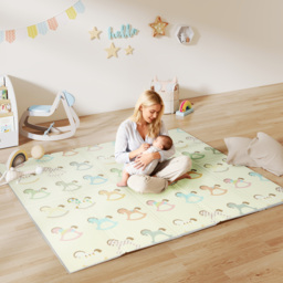 AIYAPLAY Foldable Double-Sided Baby Play Mat, for Toddlers, Bedrooms, Nurseries, Playrooms - thumbnail 2