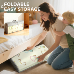 AIYAPLAY Foldable Double-Sided Baby Play Mat, for Toddlers, Bedrooms, Nurseries, Playrooms - thumbnail 7