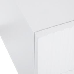 Modern TV Cabinet with Storage Cabinet and Open Shelves for 85-Inch TV, Entertainment Centre for Living Room, 190L x 35W x 45H cm, White+Gold - Aosom.UK - thumbnail 9