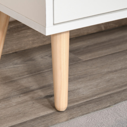 HOMCOM Floor Cabinet Storage Cupboard Sideboard with Drawer for Bedroom, Living Room, Entryway, Natural - Aosom UK - thumbnail 8