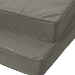 Outsunny Garden Chair Pads: Set of 2 Replacement Cushions with Ties, 45 x 45cm, Charcoal Grey - Aosom UK - thumbnail 8