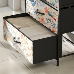 HOMCOM 4-Drawer Chest of Drawers - White - thumbnail 9