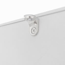 Modern LED Coffee Table with High Gloss Finish, Glass Top and Drawer, Oblong Coffee Table for Living Room, 100L x 50W x 32H cm, White - Aosom.UK - thumbnail 9