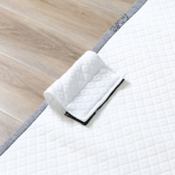 HOMCOM Folding Bed with 10cm Mattress, Portable Foldable Guest Bed with Sturdy Metal Frame on Wheels - thumbnail 8