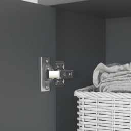 HOMCOM Tall Bathroom Storage Cabinet with MDF Triamine Board Tall Bathroom Cupboard with Waterproof Sticker and Open Shelves - Matte Grey - Aosom UK - thumbnail 9