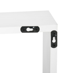 HOMCOM Interlocking Cube Floating Shelves, Wall Mounted Display Shelf for Living Room, Bedroom, Hallways, White - Aosom UK - thumbnail 9