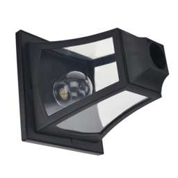 Outsunny 3-Solar Powered Lamp Post, IP44, 51.5Lx47Wx182.5H cm-Black - Aosom UK - thumbnail 8