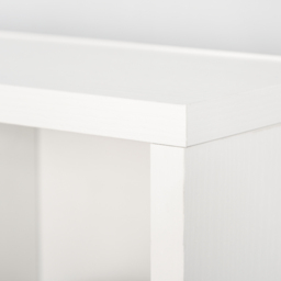 HOMCOM 480 CD / 312 DVD Storage Shelf Rack Media Storage Unit Shelves Racks Wooden Bookcase Display Unit with 4 Adjustable Shelves White - Aosom UK - thumbnail 7