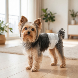 PawHut Dog Diapers Super Absorbent Leak-Proof Dog Nappies for Male Dogs Size S 30-48 cm Waist - thumbnail 2