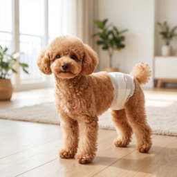 PawHut Dog Diapers Super Absorbent Leak-Proof Dog Nappies for Male Dogs Size S 30-48 cm Waist - thumbnail 2