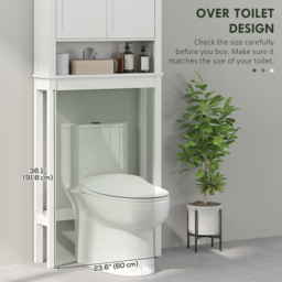 HOMCOM Over-Toilet/Appliance Storage Cabinet - White - thumbnail 6