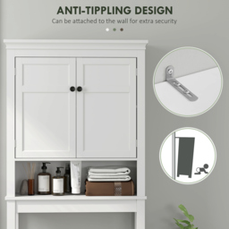 HOMCOM Over-Toilet/Appliance Storage Cabinet - White - thumbnail 8